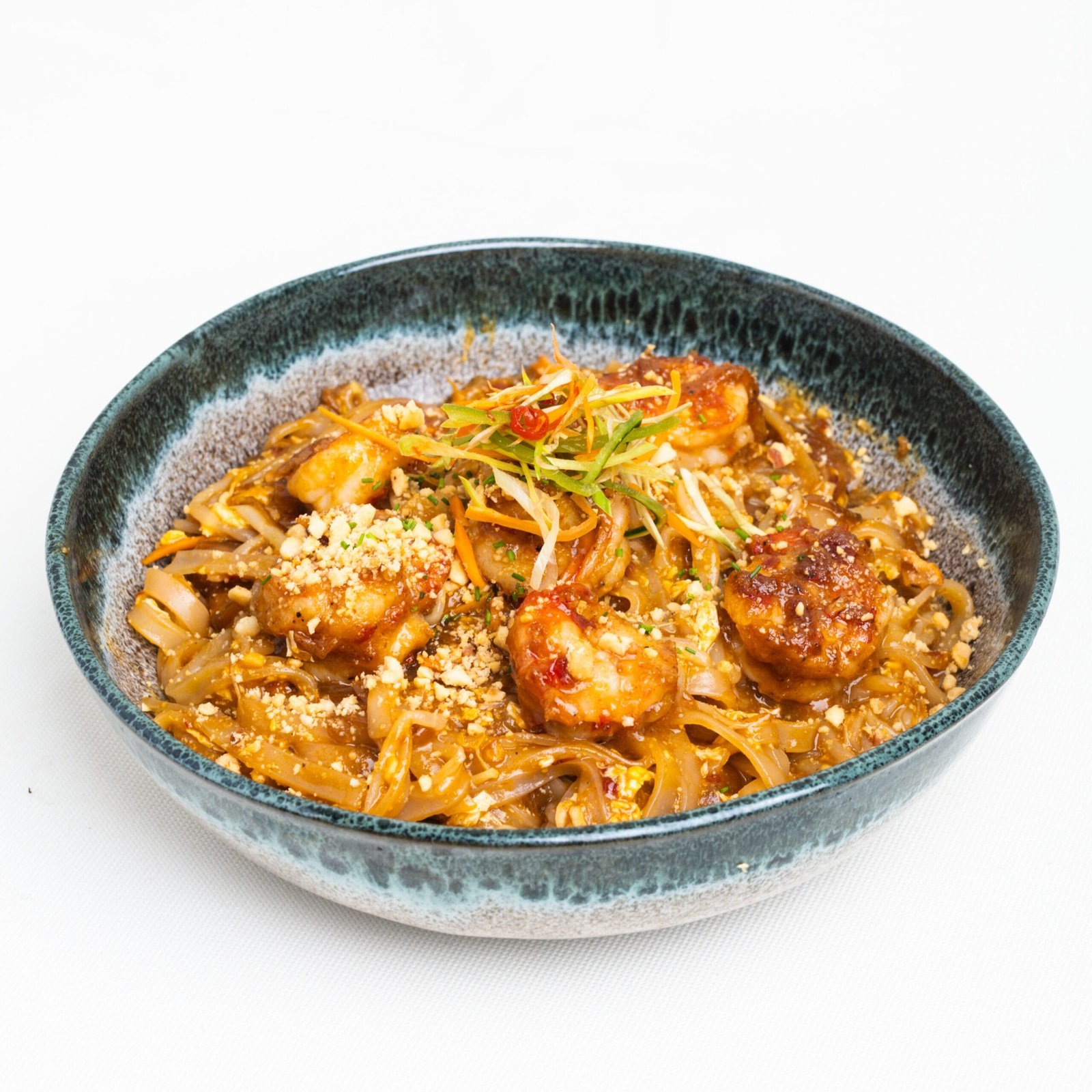 Nouilles sautées aux crevettes façon pad thaï